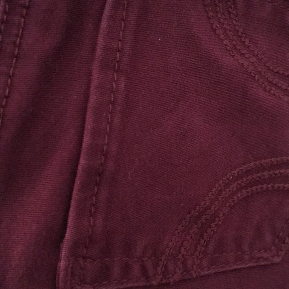 Dark Maroon Skinny Jeans - Picture 8 of 8